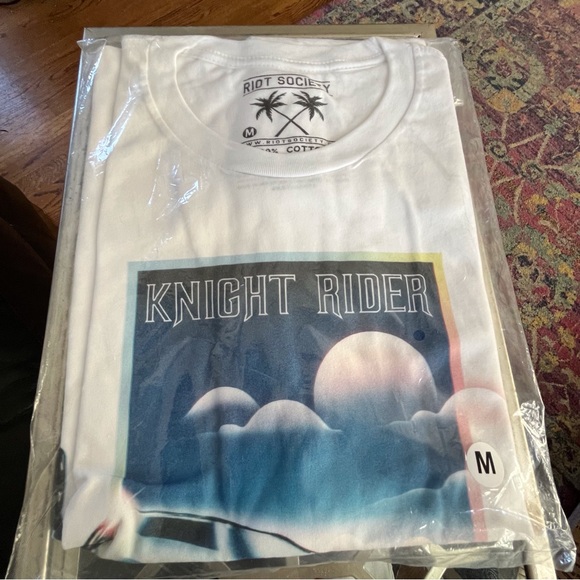 Riot Society Knight Rider Tee. Large graphic screen. Short sleeves. Mens Medium. - Picture 4 of 5
